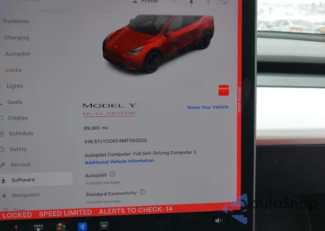 2021 Tesla Model Y Performance Dual Motor All-Wheel Drive from USA, damaged, VIN 5YJYGDEF4MF093230